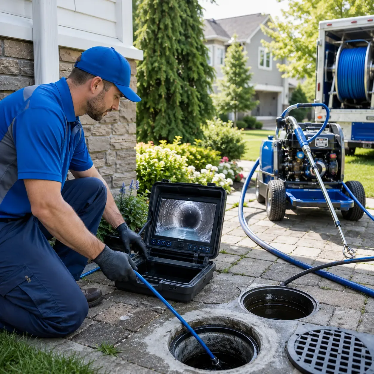 Outdoor drain cleaning professionals serving Adrian, WV